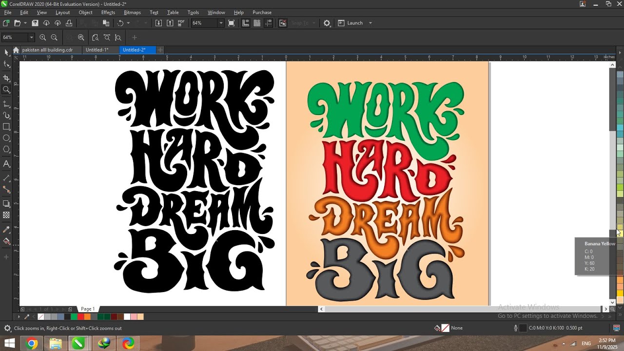 Emboss Effect in CorelDRAW | Create Stunning 3D Text Styling