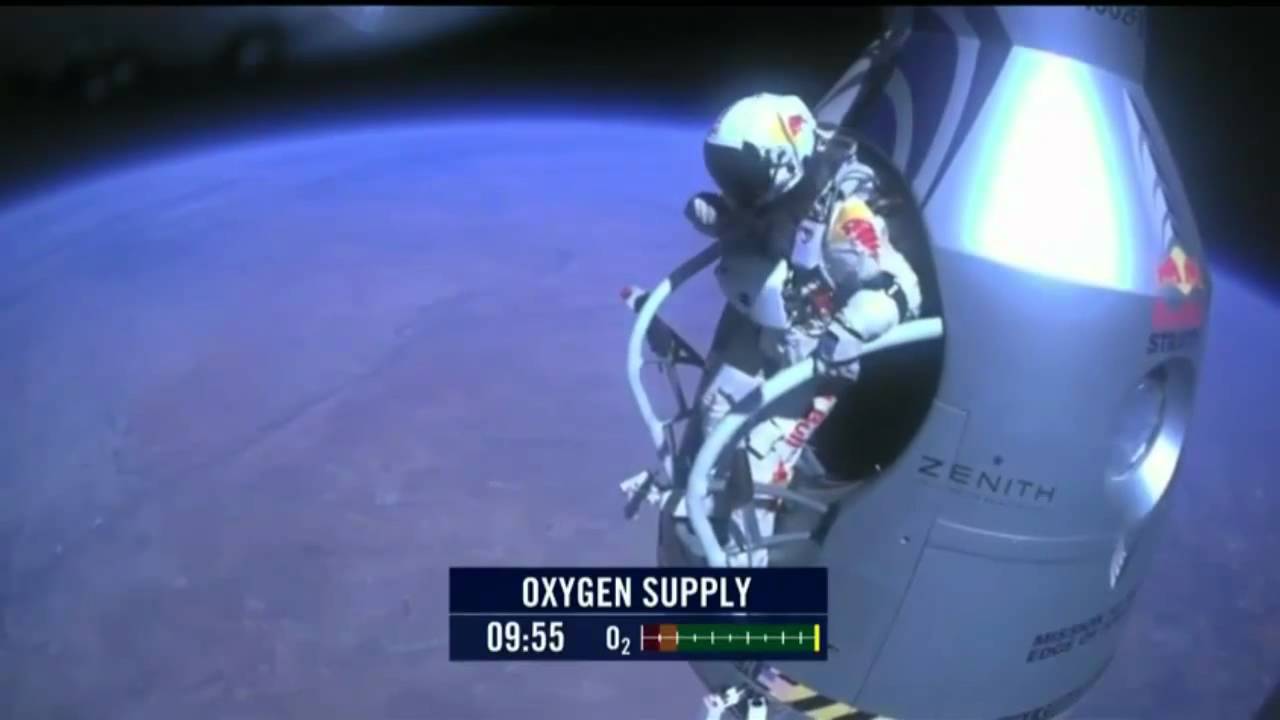 Stratosphere jump - Felix Baumgartner
