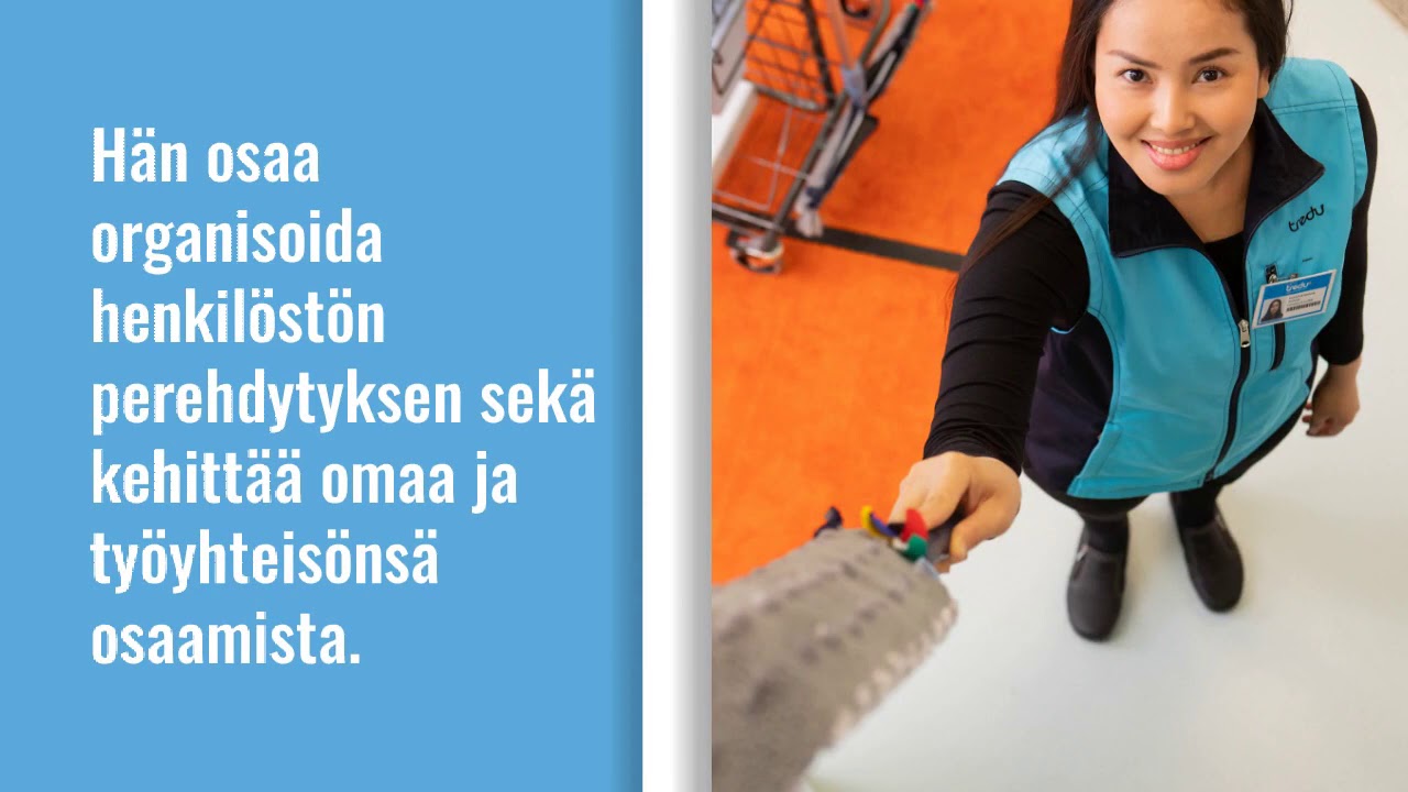 Tredu: Puhtaus- ja kiinteist&ouml;palvelualan erikoisammattitutkinto