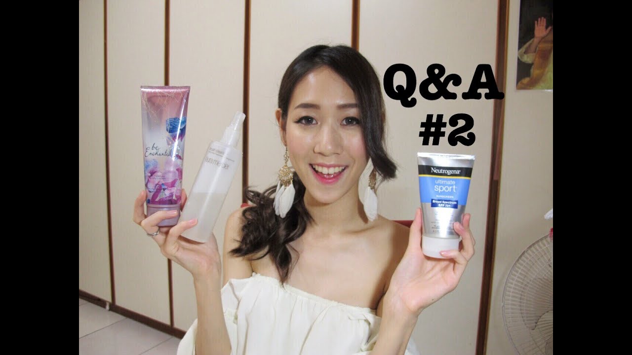 Q&A Friday#2 (防曬、身體保養、清洗刷具)