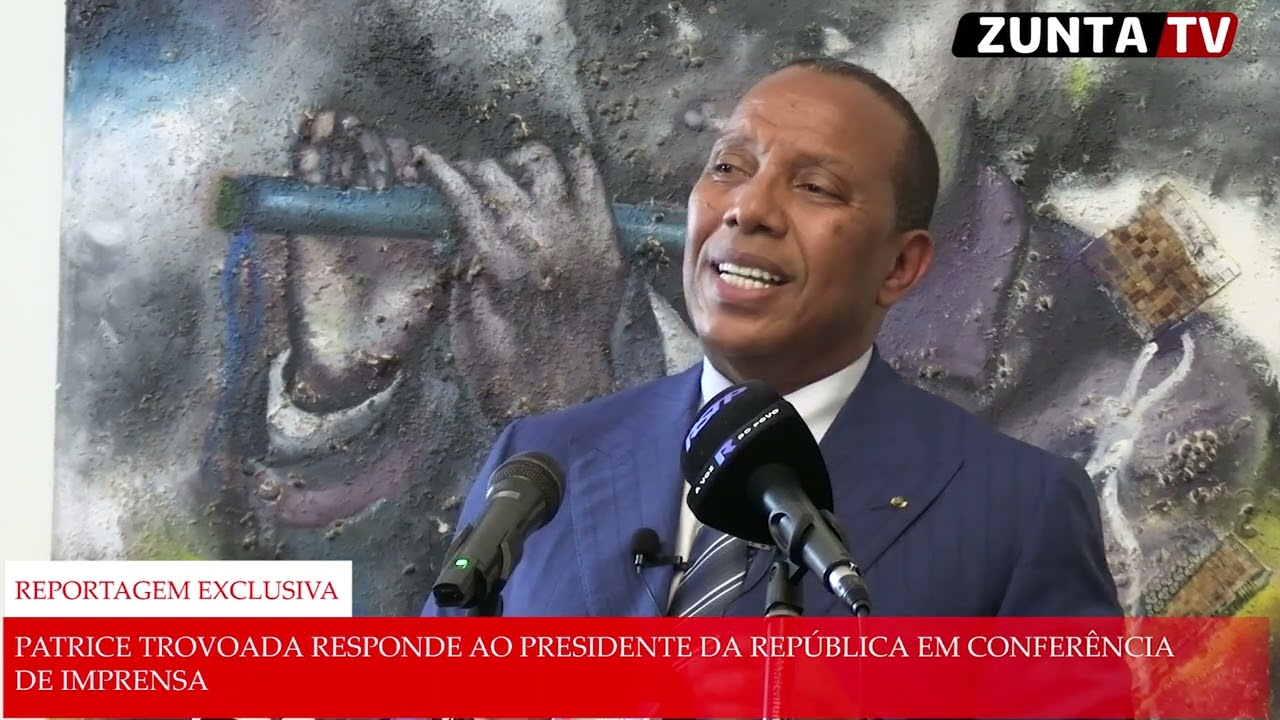 Patrice Trovoada Responde ao Presidente da República em Conferência de Imprensa