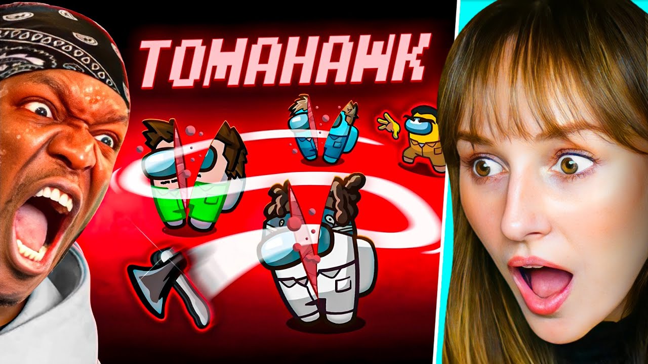 Freya Reacts to SIDEMEN AMONG US TOMAHAWK ROLE