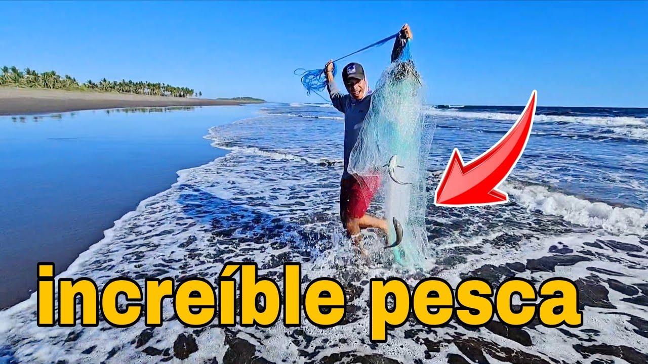 Cuanta alegría de este pescador al ver todo esto que pescó 😱