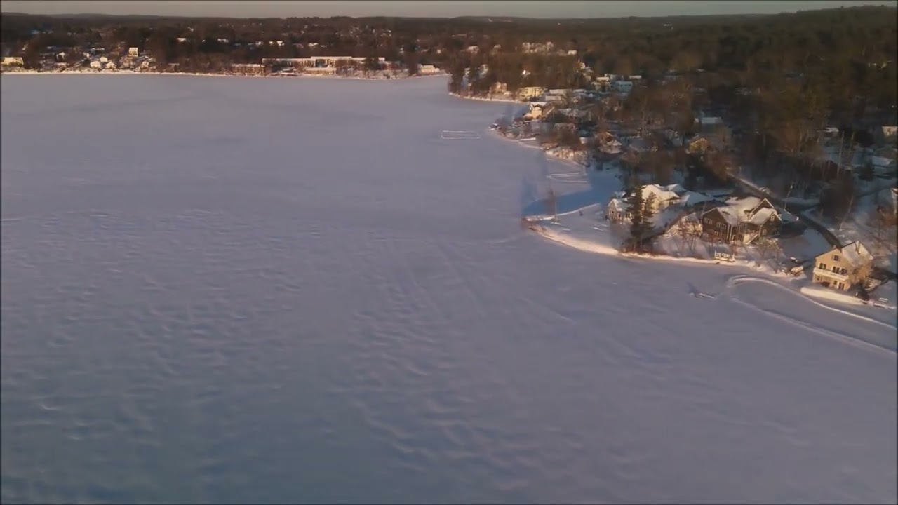 Winter Turns This Lake Into Something Else