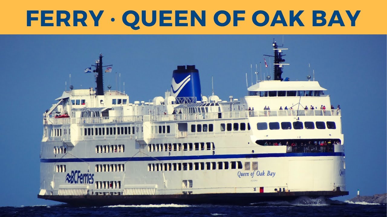 Arrival & departure of ferry QUEEN OF OAK BAY, Departure bay (BC Ferries)