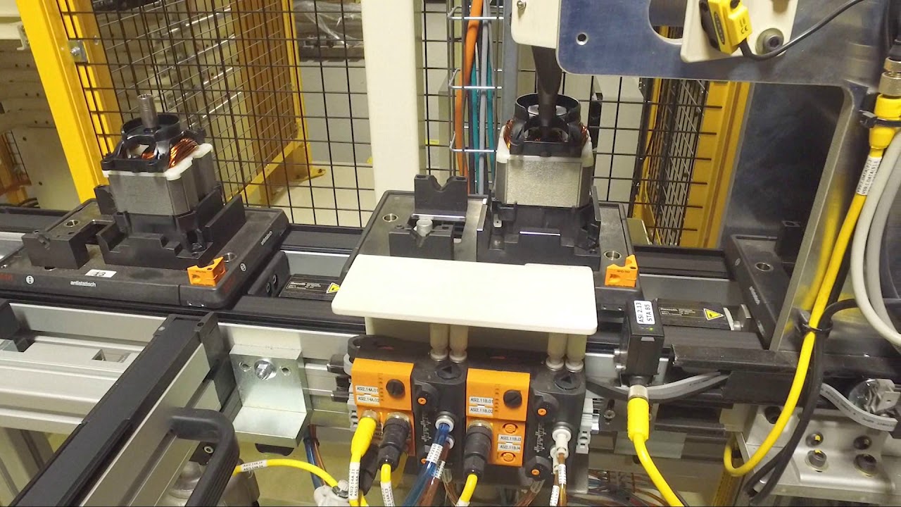 Automated Electric Motor Assembly Cell
