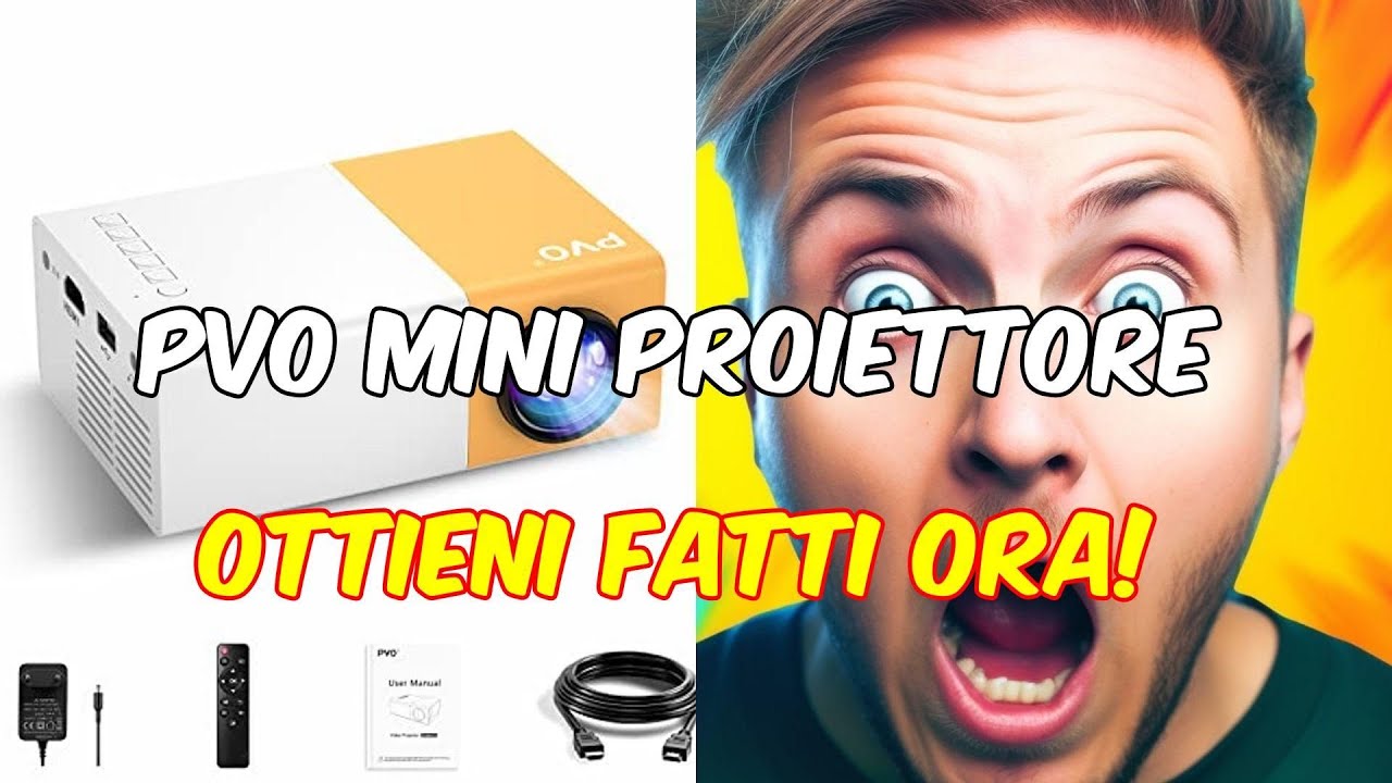 Recensione mini proiettore pvo: cinema portatile per bambini e adulti