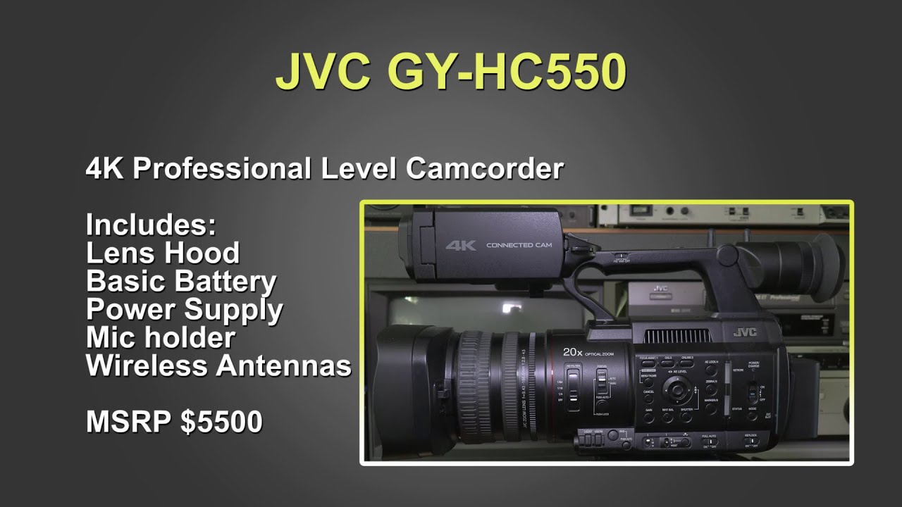Marc Franklin Reviews the JVC GY-HC550 4K 