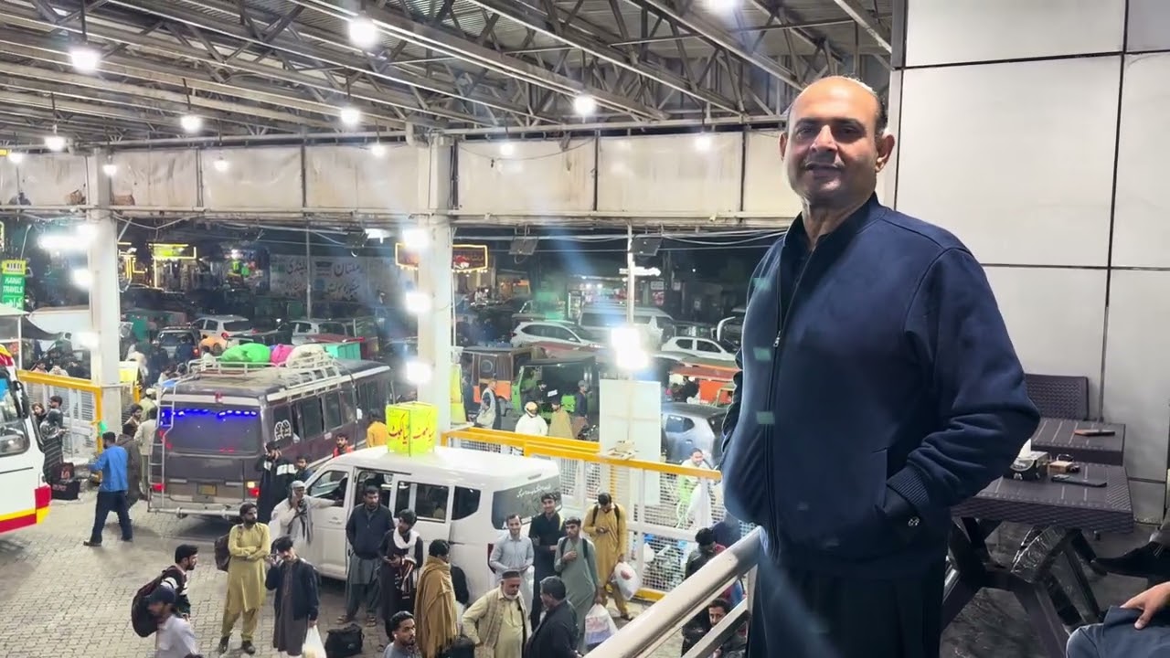 28 روزہ کی رات کو ماشاءاللہ مسافر حضرات کا رش