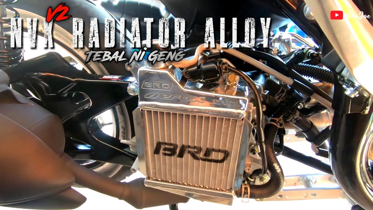Tukar Radiator NVX V2 • Teruk Kena Racun @akujoe