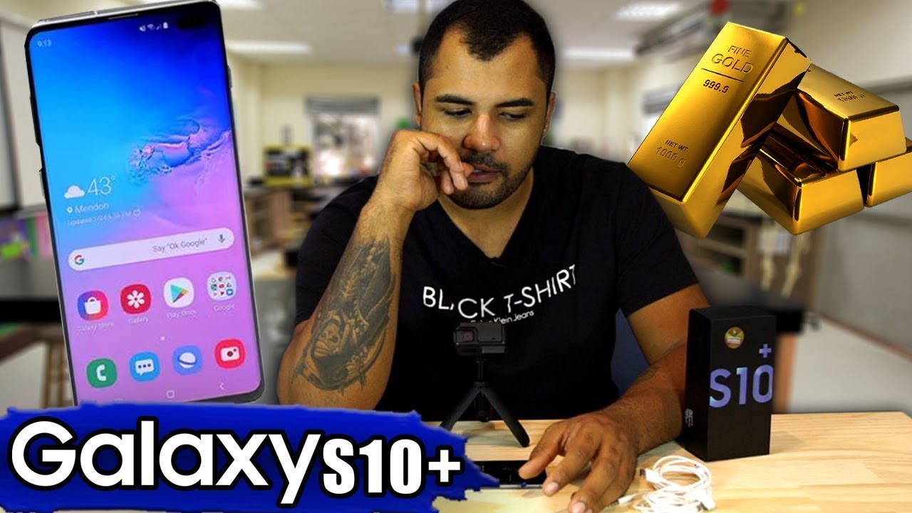 O CELULAR DE R$ 5500,00 SAMSUNG GALAXY S10+ - VALE A PENA?