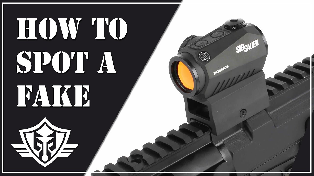 Как отличить поддельный Sig Sauer Romeo 5