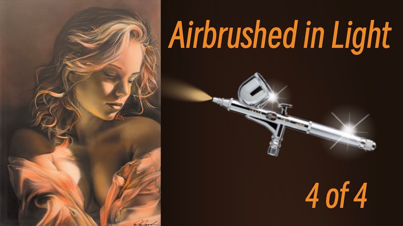 Airbrushed in Light – Final Session (Portrait + Original Artwork for Sale)
