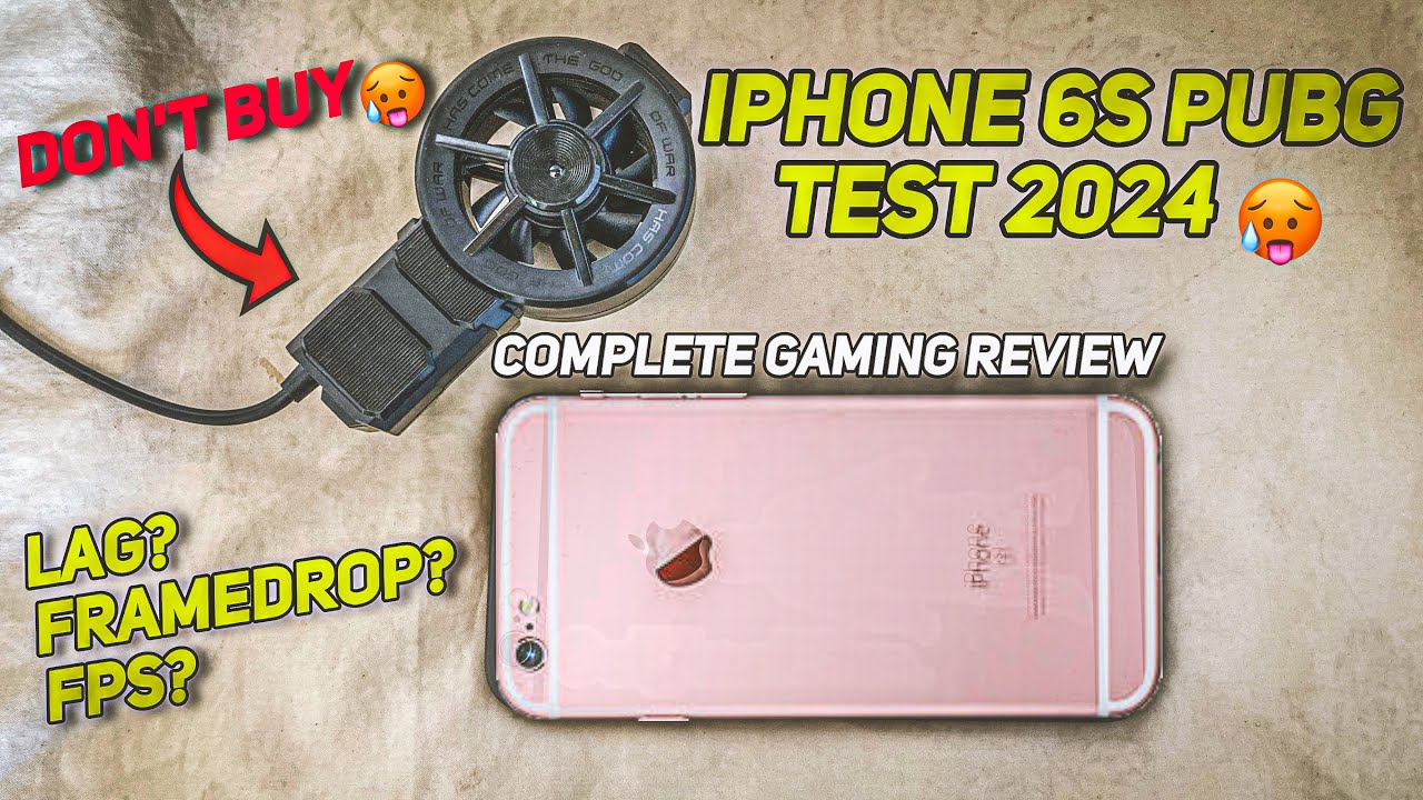iPhone 6s PUBG Test in 2024|| Complete Gaming Review || Should You Buy Or Not ||