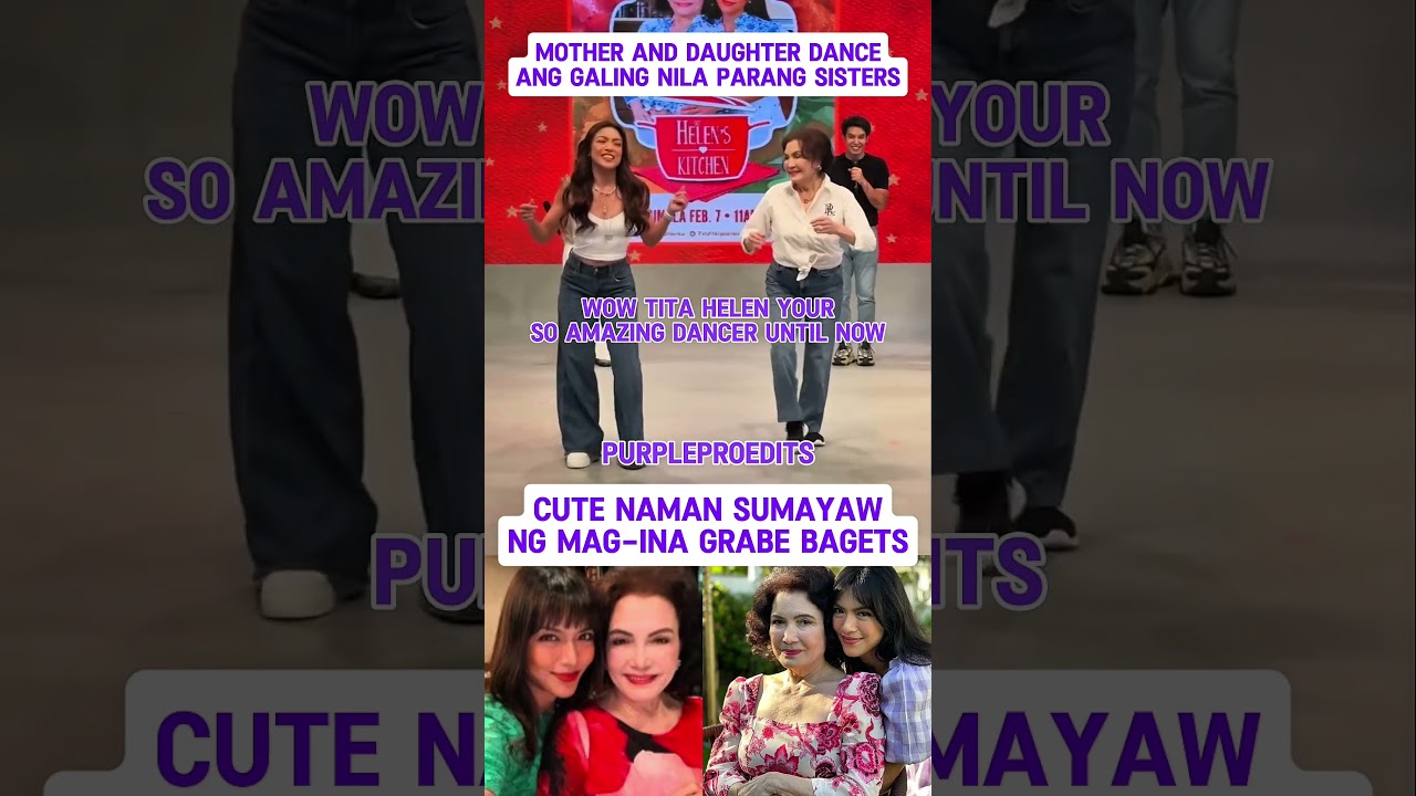 Mother and Daughter dance ang galing Ciara Sotto at Helen Gamboa