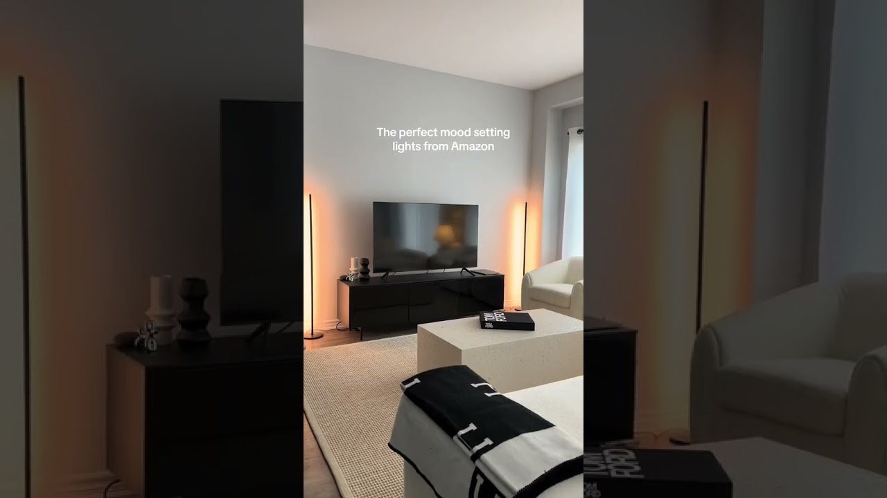 Corner Floor Lamp - Smart RGB LED Corner Lamp with App and Remote Control , 16 Million Colors & 68