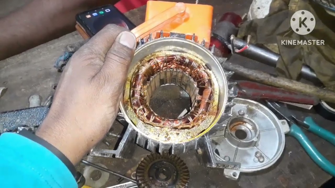 Bearing and water seal changed in the video.