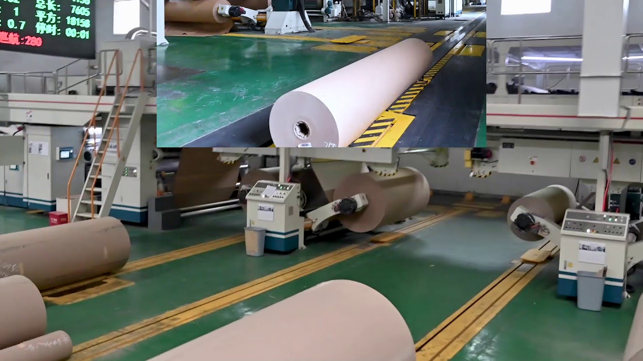 เครื่องผลิตแผ่นกระดาษลูกฟูก CORRUGATING MACHINERY JETS300-2500-II --- by J.S. Machine