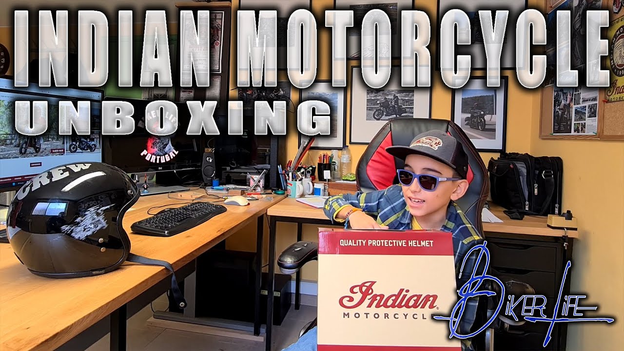 🔥INDIAN MOTORCYCLE | Unboxing de CAPACETE novo, simplesmente BRUTAL!