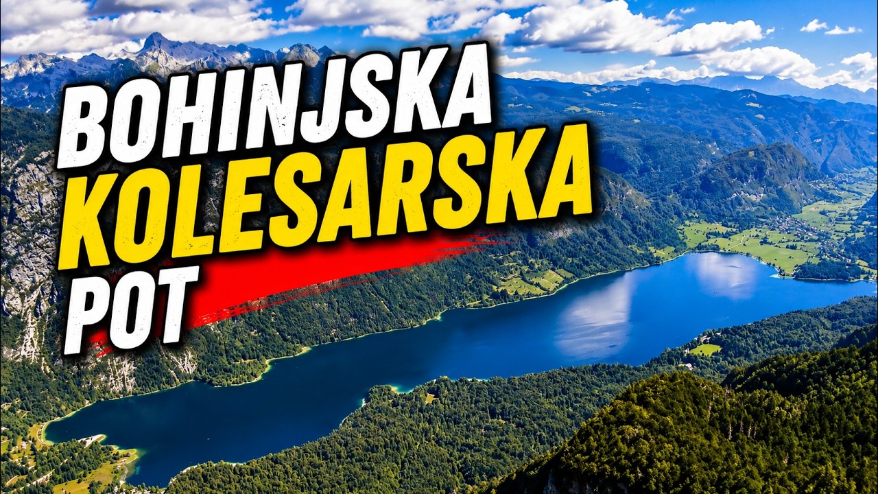 Słowenia. Trasa rowerowa Bohinj.