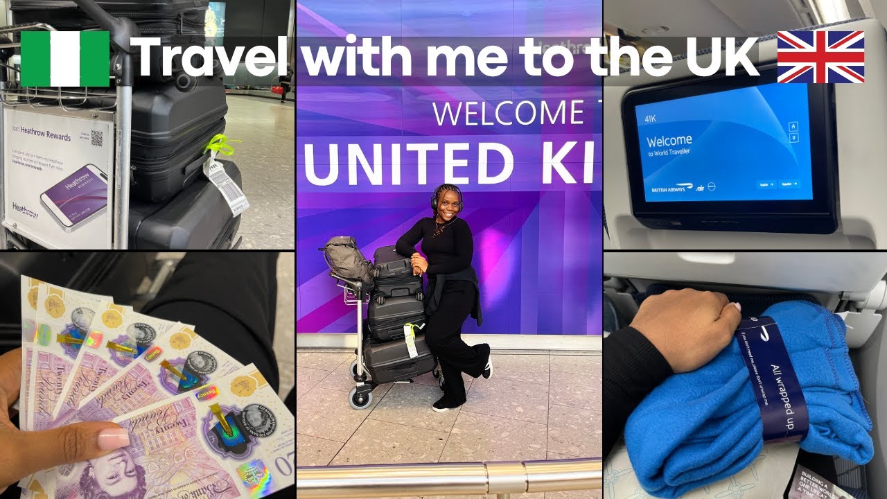 MY FLIGHT TO THE UK🇬🇧 | BRITISH AIRWAYS, RELOCATING TO LONDON, GLOBAL TALENT VISA