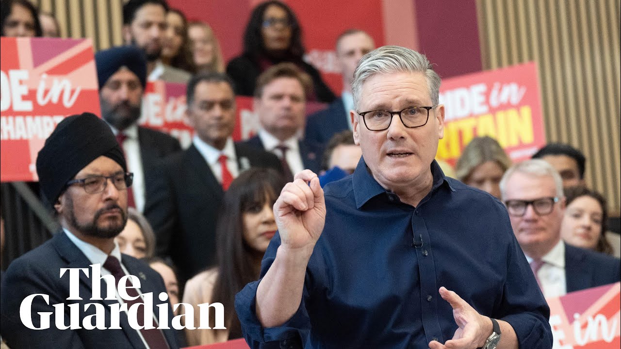Starmer says UK will not be &lsquo;dragged into Iran war&rsquo;, as he launches local election campaign