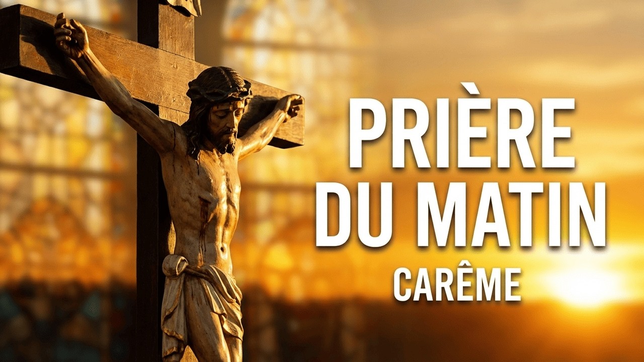 ✝️ PRIÈRE DU MATIN - Devant Ta Croix, Je Dépose Mes Fardeaux | CARÊME 2026 🙏
