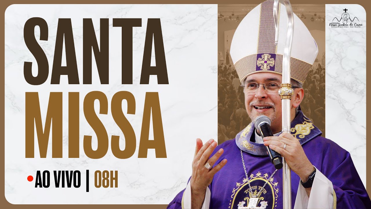 Santa Missa | 08:00 | 15 de Março de 2026 | Dom Marcelo | Live Ao vivo