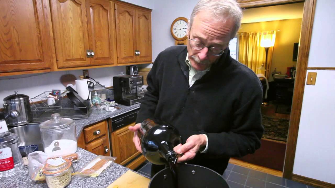 Dad Making Glogg