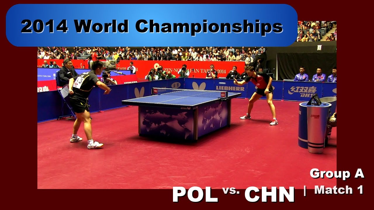 2014 WTTC Men's Team - Group A: POL-CHN Match 2: Robert Floras v Zhang Jike