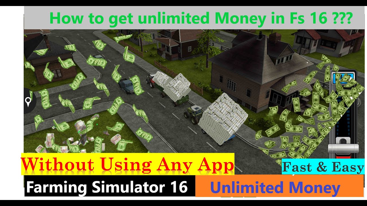 Fs 16 | Unlimited Money Hack | Without Using Any App | Farming Simulator 16 | Easy and Fast |