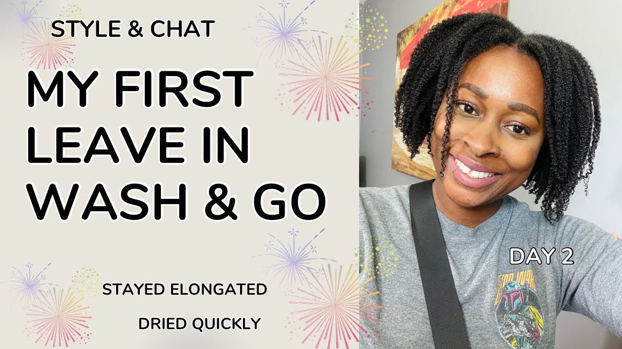 MOST DEFINED WASH n GO using a LEAVE IN as a base.