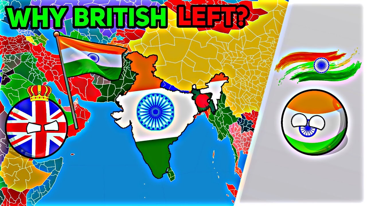 [HISTORY OF INDIA'S INDEPENDENCE]⚠️🌏☠ In Nutshell || [INDEPENDENCE DAY SPECIAL]🥵🥶⚔ #countryballs