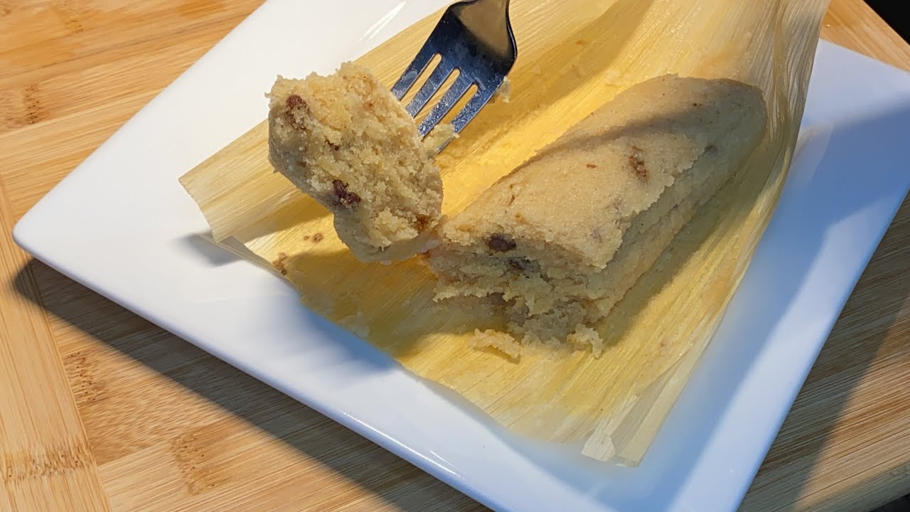 Tamales De Maíz 🌽 🫔 Con Nuez 🌰 y Leche Condensada