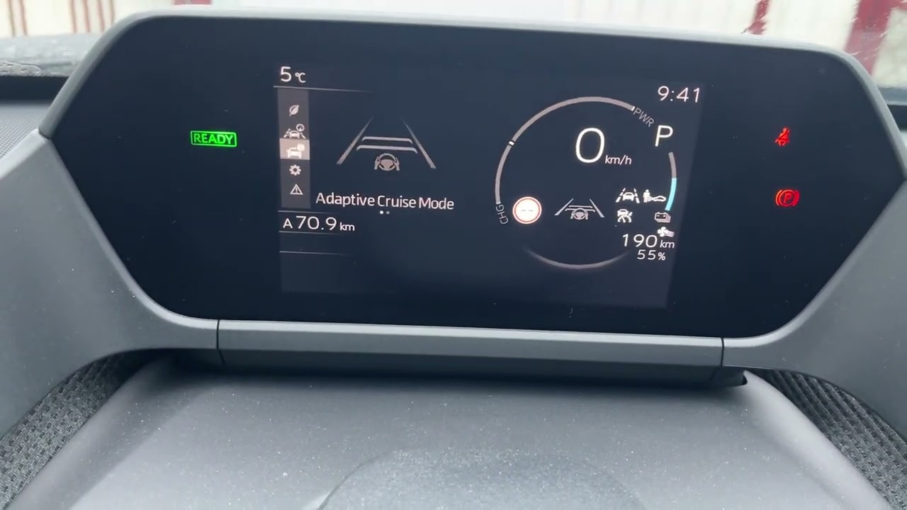 Toyota bz4x налаштування часу та дати огляд / опис