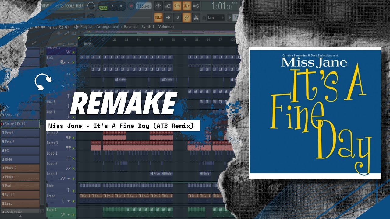 Miss Jane - It's A Fine Day (ATB Remix) | Remake FL Studio