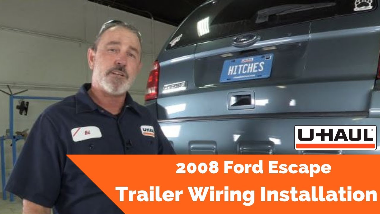 2008 Ford Escape Trailer Wiring Installation