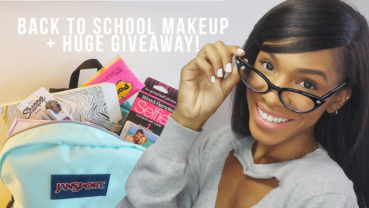 Drugstore Everyday Makeup for School | VICKYLOGAN