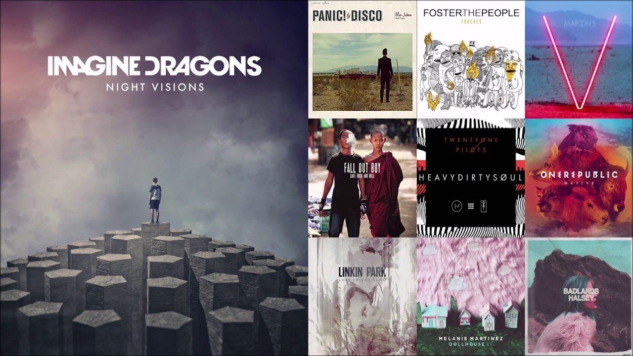 Radioactive (megamix) - Imagine Dragons ft. Halsey, Fall Out Boy, twenty one pilots and more
