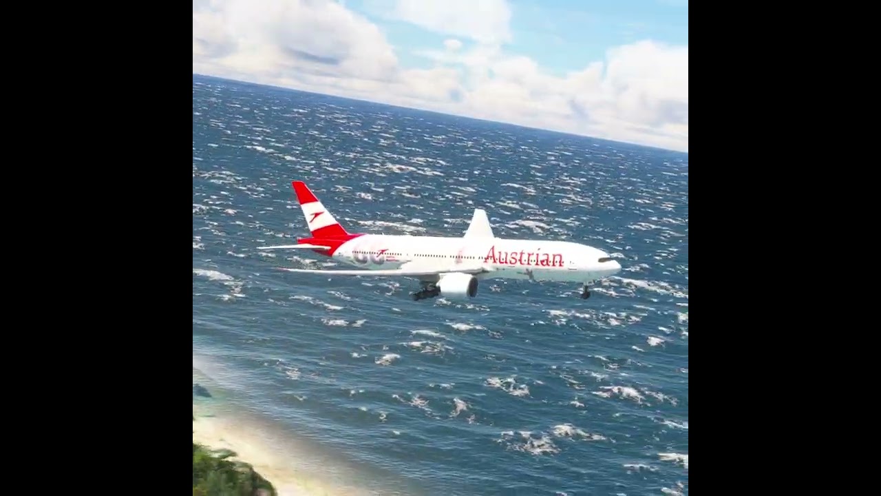 Impossible Landing!!! Amazing View before the Plane Landing eps.555
