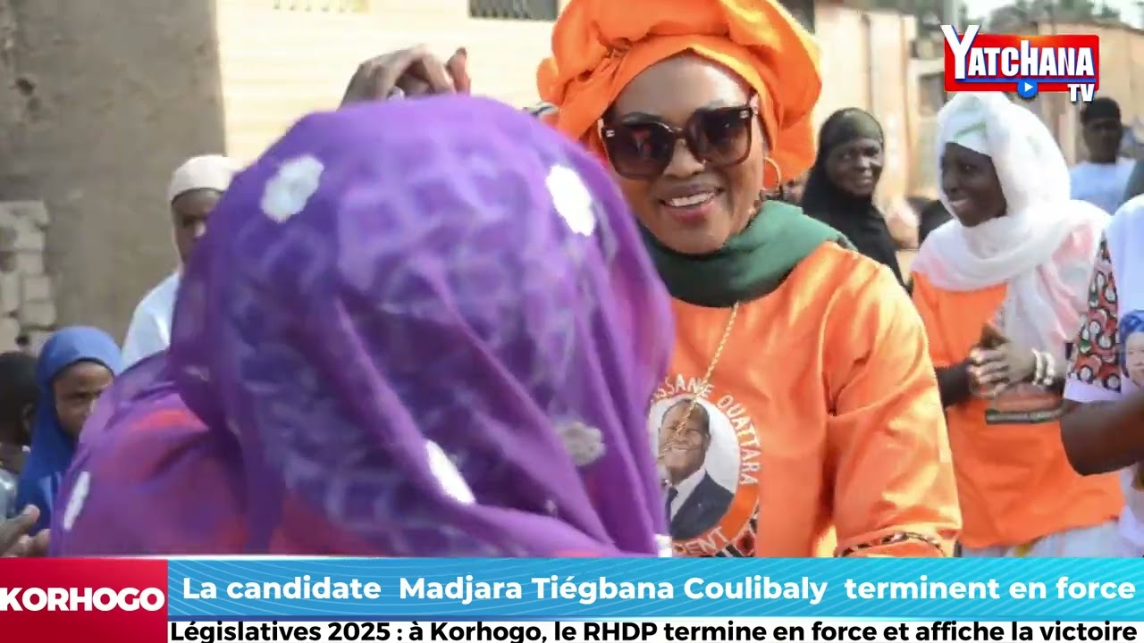 💢Côte d'Ivoire 🇨🇮| #législatives2025 - FIN DE CAMPAGNE DE HON MADJARA