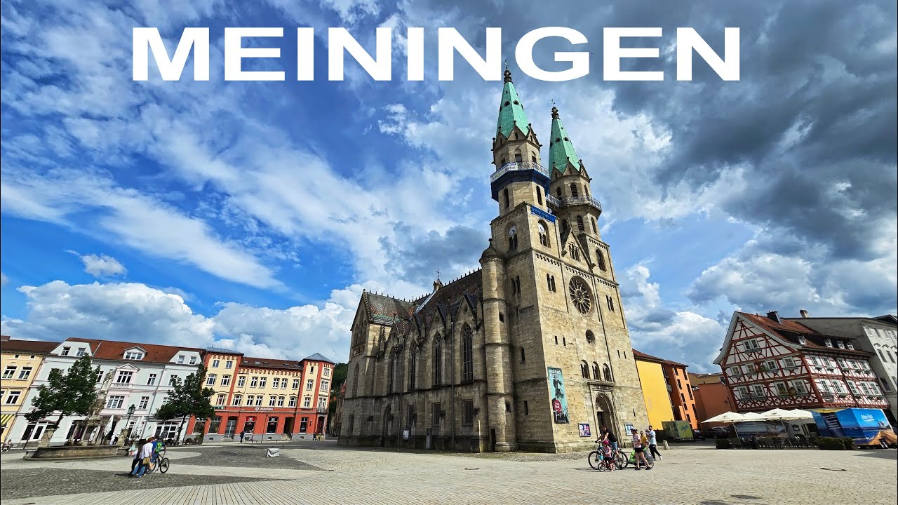 Meiningen Sehenswürdigkeiten - Thüringen - Germany - Meiningen Sights - Theater Meiningen