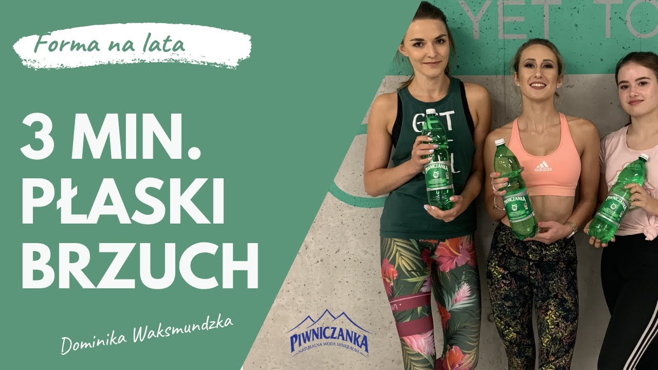 Płaski Brzuch - 3 min. dodatek do treningu z Piwniczanką