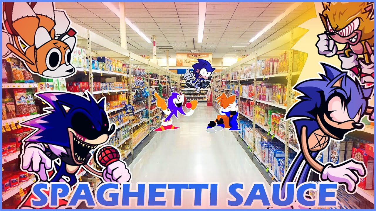 SPAGHETTI SAUCE | Annoying B but Fleetway, Satanos and Xenophanes Sings It | FNF Cover