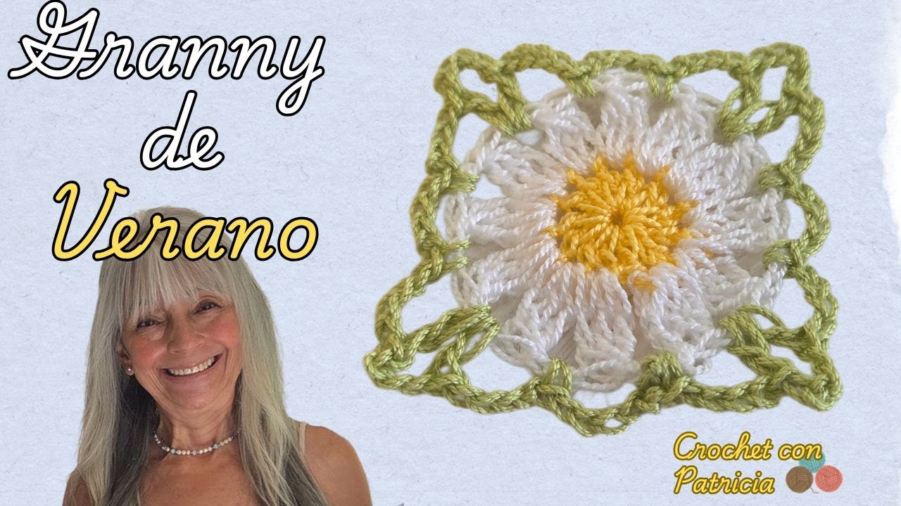 Granny Floral de 3 Colores 🌼   Ideal para Top o Short de Verano