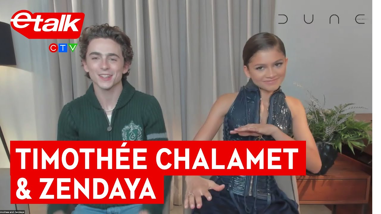 Timothée Chalamet and Zendaya talk 'Dune' dance parties | etalk
