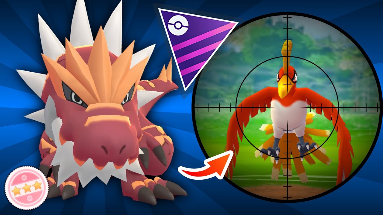 HUNTING HO-OH IN THE MASTER LEAGUE WITH A LEVEL 50 HUNDO TYRANTRUM (GONE WRONG)