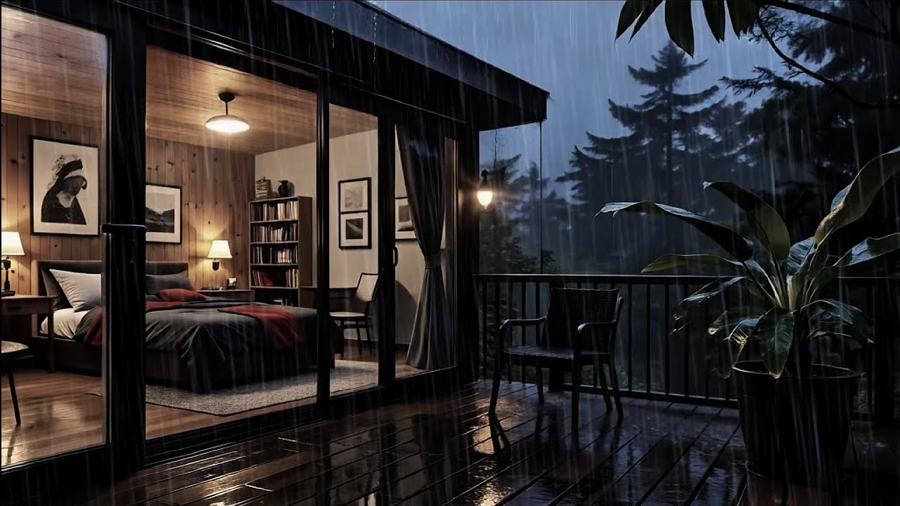Fall Asleep in 3 Minutes 🌧️ Best Rain in the Forest at Night for Deep Sleep and Stress Relief