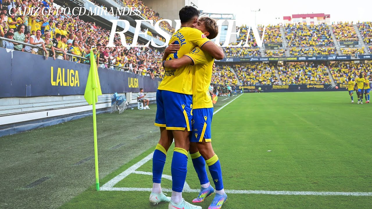 RESUMEN | Cádiz CF 1-0 CD Mirandés | Liga Hypermotion