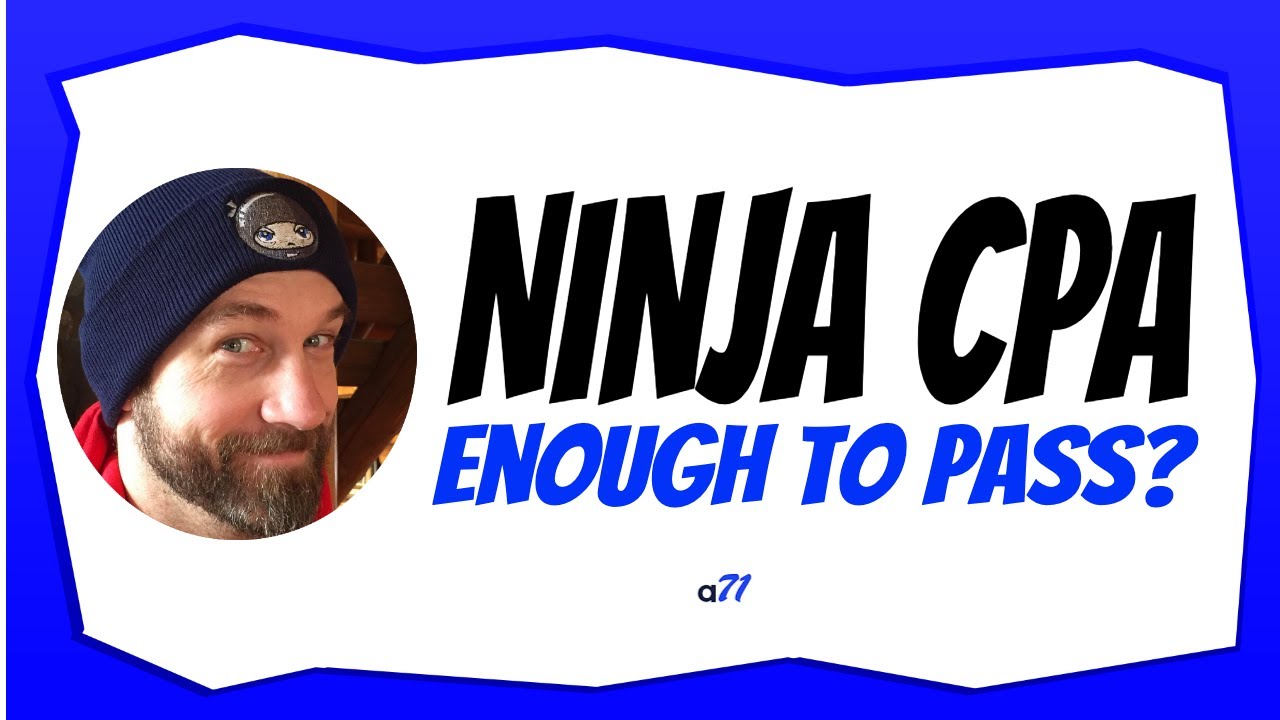 NINJA CPA Review Enough to Pass CPA Exam?